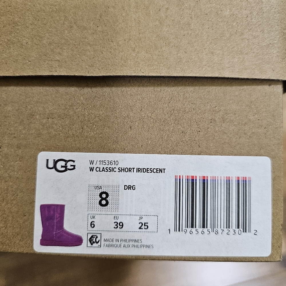 UGG Classic Short Iridescent Boots - Picture 12 of 13